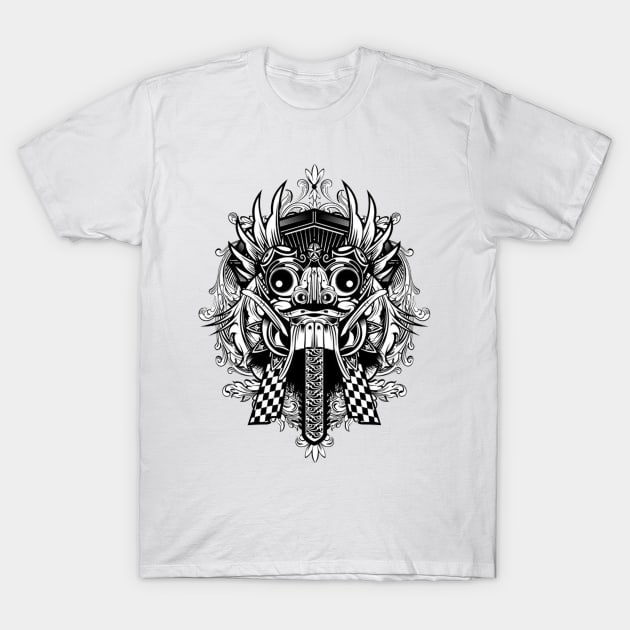 Barong Bali Indonesia T-Shirt by Altaf-Aji